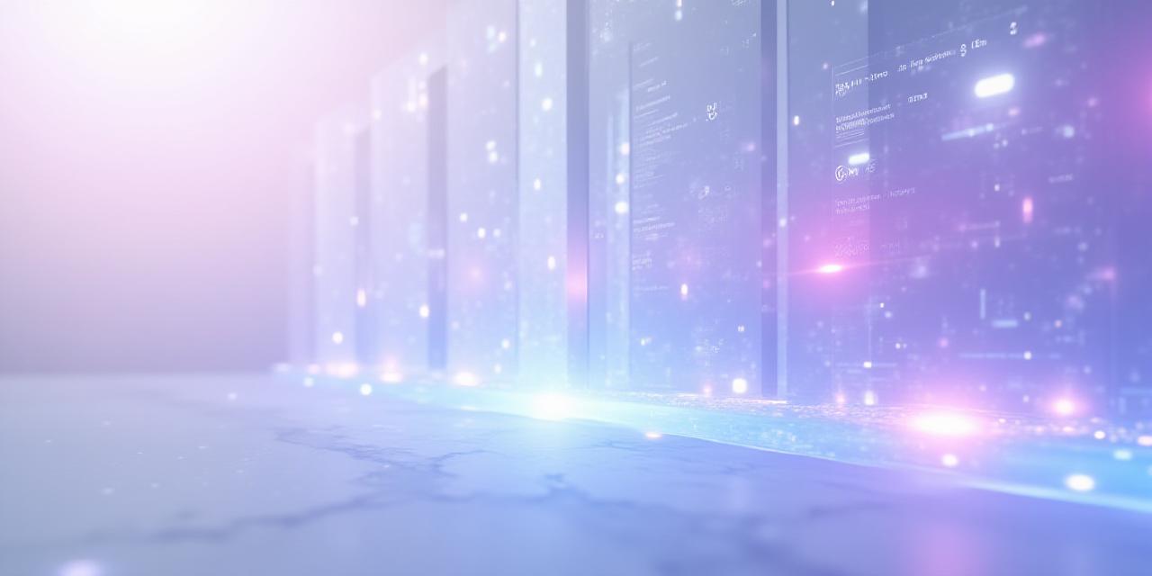 Abstract glassmorphism interface visualization